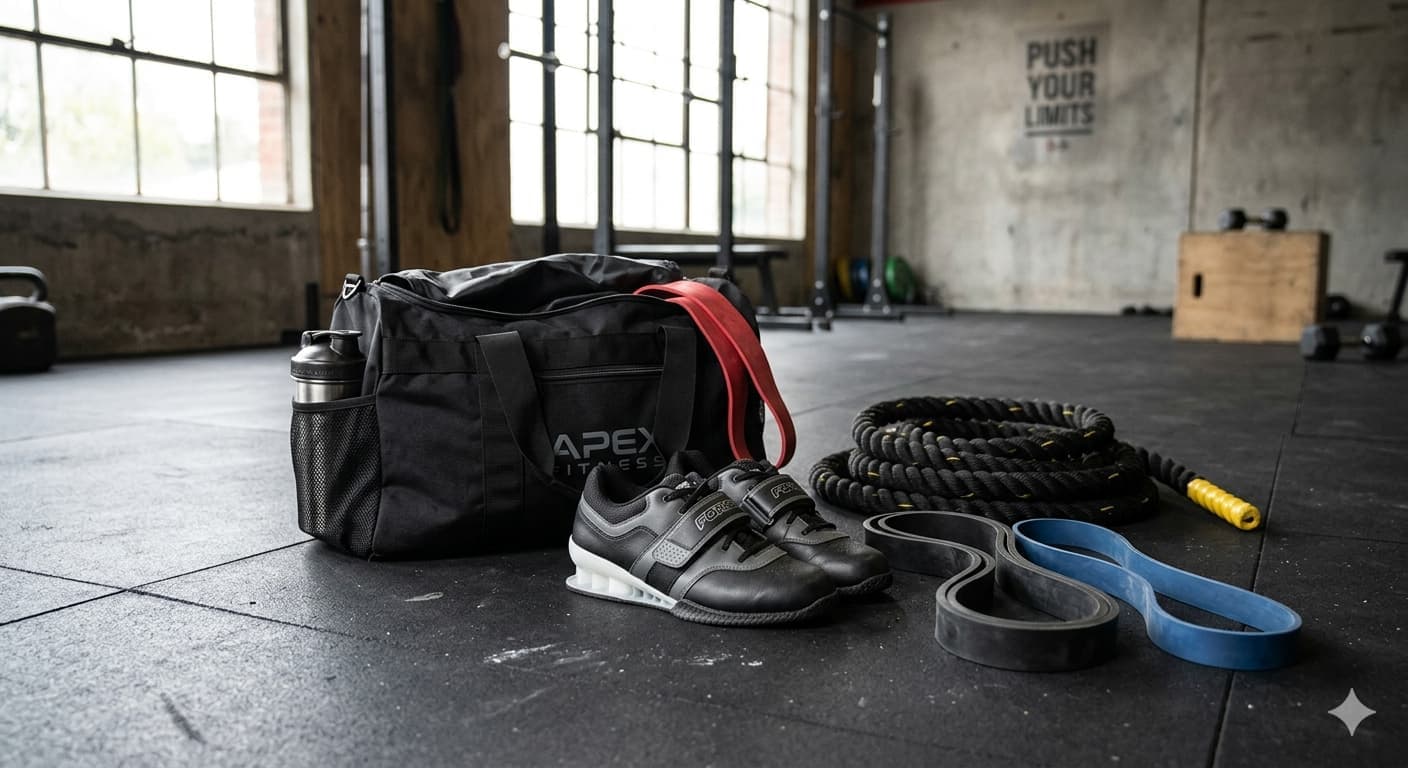 Premium gym gear and fitness equipment display at Barndits Kenya store